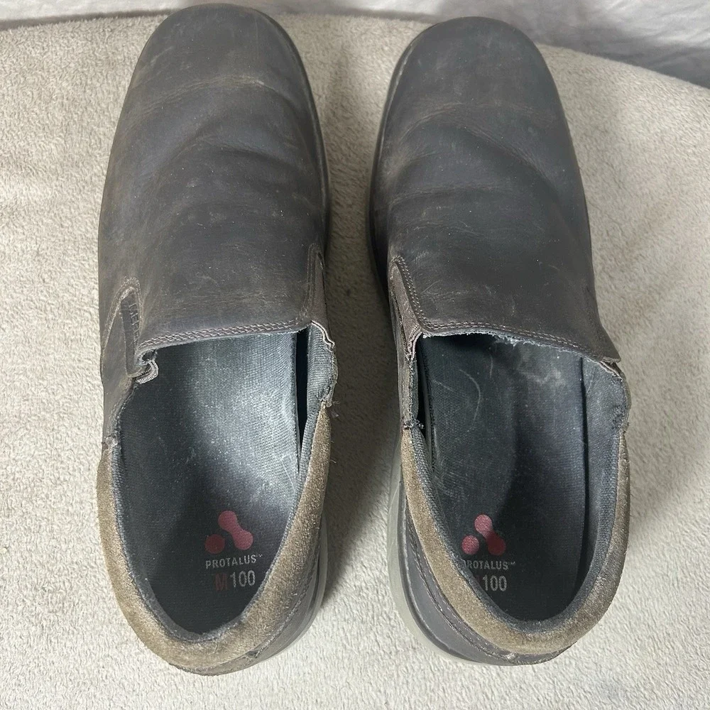 Merrell World Legend 2 Moc Slip On‎ Shoes Mens Brown Leather Comfort Loafers